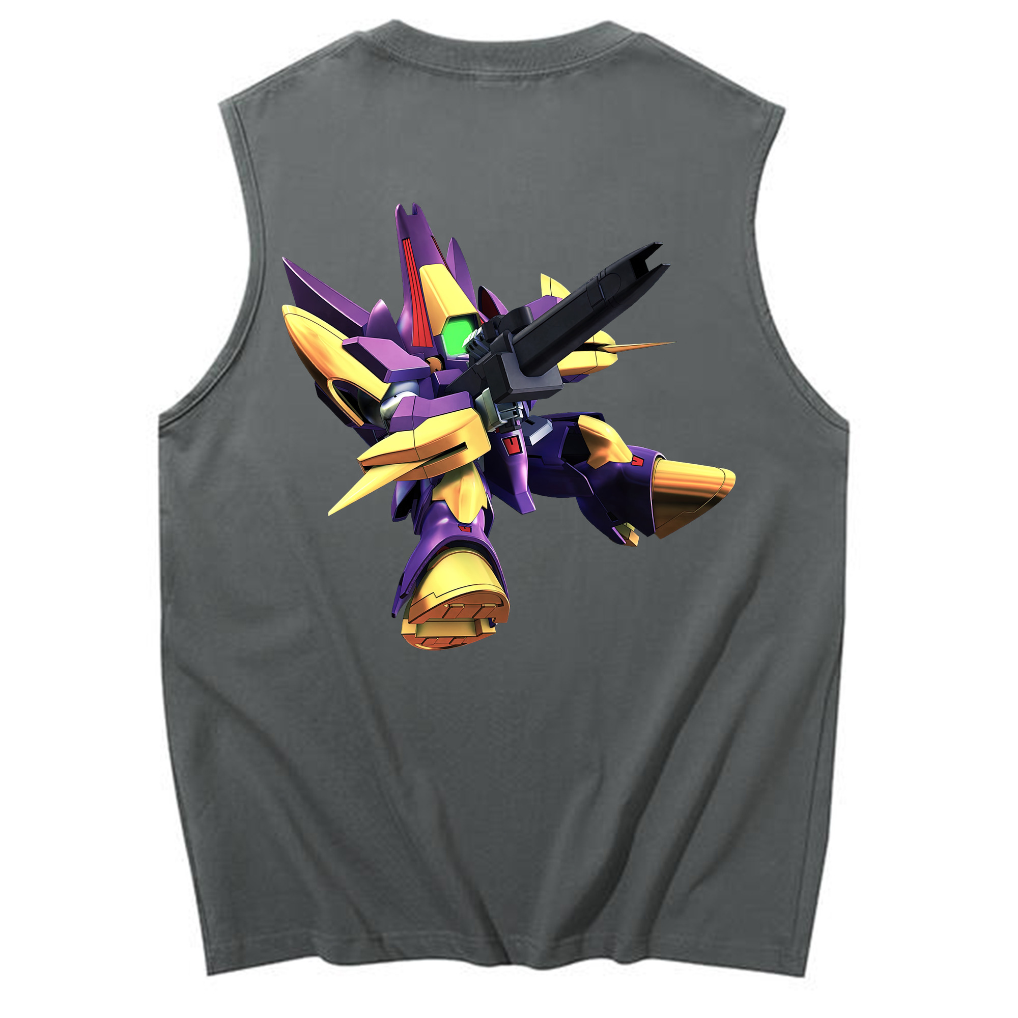 （画像用） 機動戦士ガンダム Mobile Suit Gundam コットン100％タンクトップ（背面プリント）